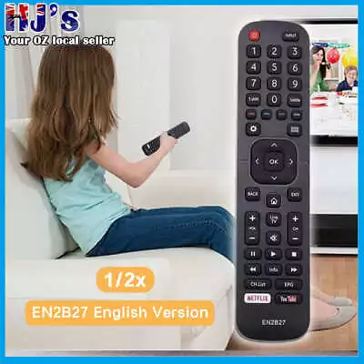 EN2B27 Remote Control For Hisense TV OEM Universal RC3394402/01 3139 238 NEW AU • $8.65