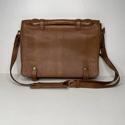 Hidesign Mens Briefcase Leather Business Shoulder Bag Messenger Satchel Laptop • £55