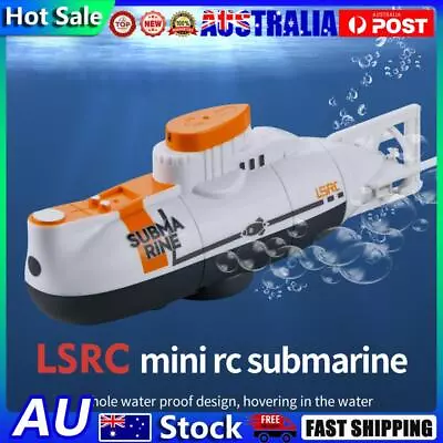 RC Submarine Ship Model 6CH Remote Control Diving Boat Electric Toy (White) • $28.79