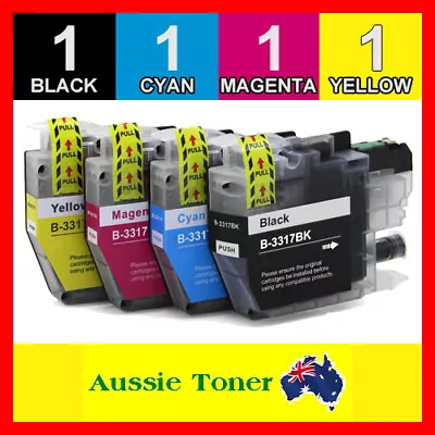 4x Ink Cartridges LC-3317 LC3317 For Brother MFC-J6930DW MFC-J5730DW MFC-J6530DW • $17.70