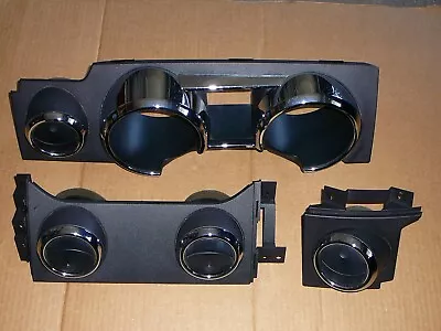 2008 Ford Mustang Cluster Bezel Dash Vent Trim Panel Set Black & Chrome • $127.76