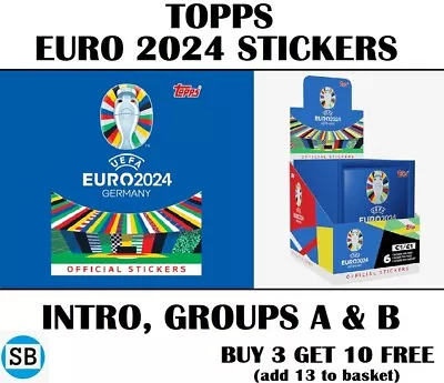 Topps UEFA Euro 2024 Stickers - Introduction Groups A & B • £1.45