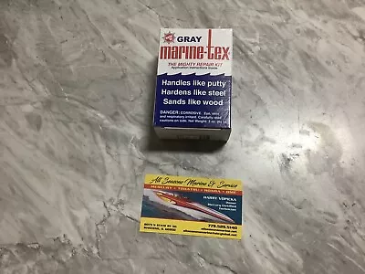 Gray Marine Tex 2 Ounce Epoxy Kit • $18.99