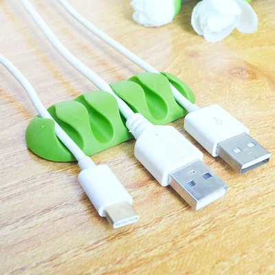 £2.44 • Buy Cable Reel Organizer Desktop Clip Cord Management Headphone New Holder Wi T Z7W4