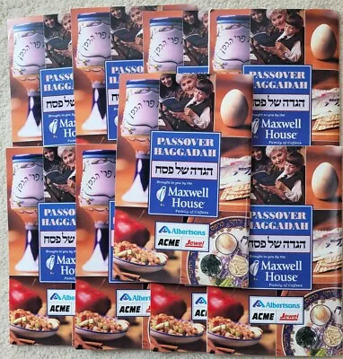 11 PASSOVER SEDER HAGGADAH Lot  Maxwell House Paperback • $35