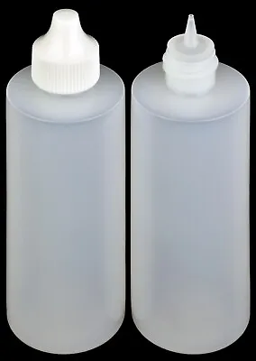Plastic Dropper Bottles Precise Tipped W/White Cap 4-oz. 3-Pack • $2.99