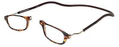 Calabria Snap Magnetic Bridge Front Connect L-XL Reading Glasses +2.50 Tortoise  • $25.46