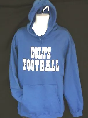 Men's Indianapolis Colts Hoodie Size XL Heavyweight Sweatshirt Pullover Football • $28.84