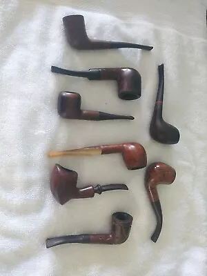 Collection 8 Vintage Tobacco Pipes. • $65