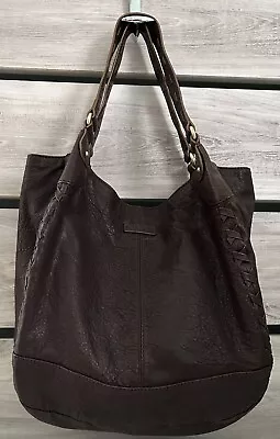 New! $328 UGG Large Hobo Shoulder Bag Brown Buttery Soft Textured Leather • $159