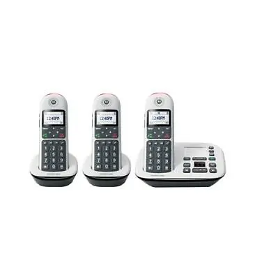 $106.55 • Buy Motorola CD5013 DECT 6.0 Cordless Phone With Answering Machine, Call Block And V