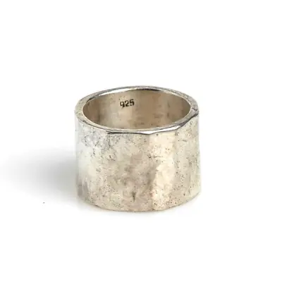 Vintage Cigar Band Ring Real Silver Rings 925 For Men • $41.59