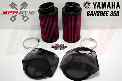 Yamaha Banshee K+N Style PWK 33 34 35 35mm Carbs Air Filter Pods OUTERWEARS Pair • $68.98