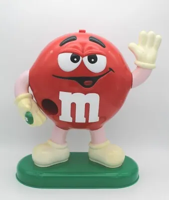 £15 • Buy Vintage Mars M&Ms Candy Sweets Chocolate Dispenser Large Red Used 2000s