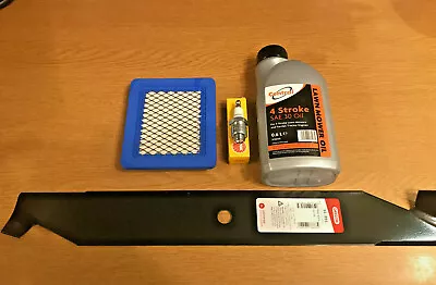 £27.57 • Buy Hayter Harrier 48 Auto Drive Service Kit Air Filter Spark Plug Engine Oil Blade