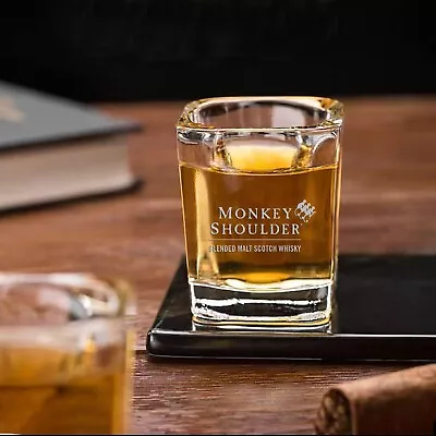 MONKEY SHOULDER Whiskey Shot Glass • $19.95