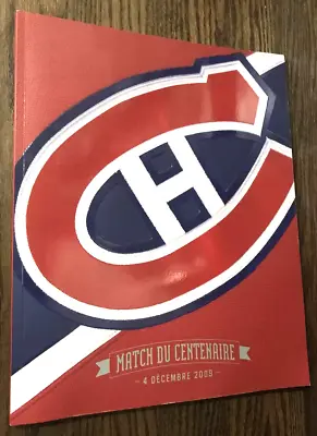 Rare NHL Montreal Canadiens Match Du Centenaire Centennial 2009 Limited Edition • $276.51