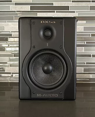 SINGLE (1) M-Audio Studiophile BX5a Deluxe Studio Reference Monitor TESTED ✅ • $79