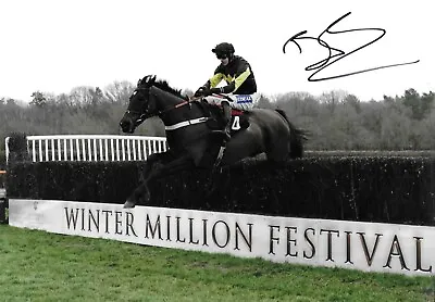 Horse Racing - Brendan Powell - Hand Signed A4 Photograph - COA • £10
