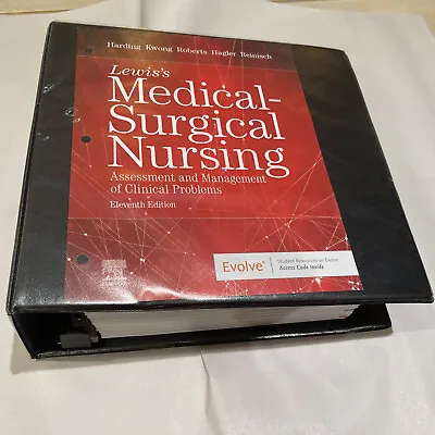 Lewis's Medical-Surgical Nursing -With Binder Assessment And Management New • $49.99