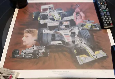 Jenson Button Brawn GP F1 World Champion Limited Edition A3 Print • £10