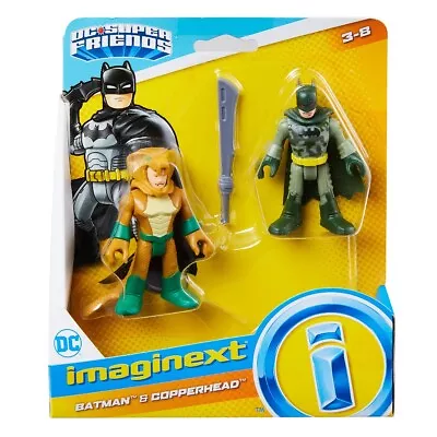 Batman & Copperhead  Imaginext Figure 2-Pack From DC Super Friends By Fisher ... • £5.99