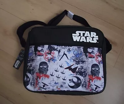 £8.99 • Buy Kids Star Wars Rogue One Satchel Messenger Bag Boys Cross Over School Bag BNWT