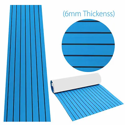 0.9x2.4M Flooring Mat Yacht Marine Decking Carpet Seat Teak EVA Foam Boat Sheet  • £46