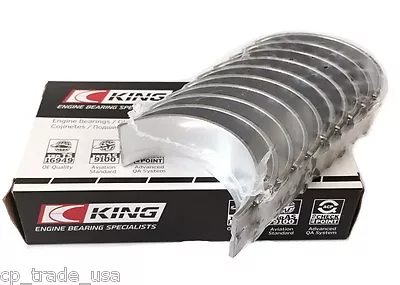 KING MB5259AM Main Bearings For Honda B18A B18B B18C B17A B16A B20 K20A Standard • $39.53