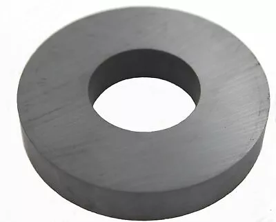 Ferrite Donut / Ring Ceramic Type Magnet Size  2¾  OD 1¼  ID ½  Thick • $18.95
