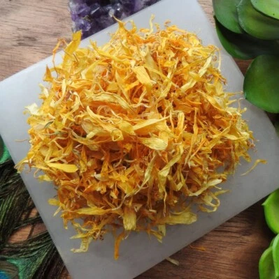 $25.95 • Buy Calendula Petals Organic Dried ~ 16 Oz. White Mountain Herbs Bulk Wholesale USA