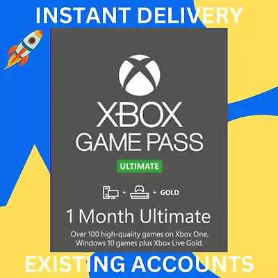 Xbox Game Pass Ultimate 1 Month Live Gold New And Existing UK / EU • £9.95