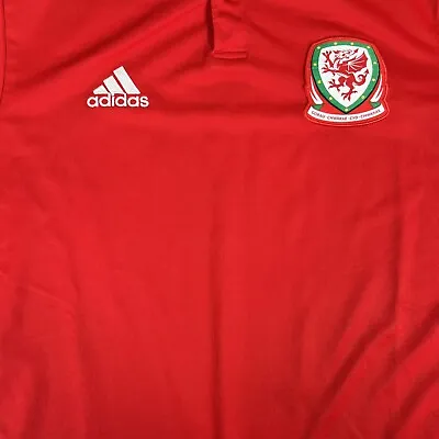 Rare Original Wales 2018/2019/2020 Home Football Shirt Excellent Men’s Medium • £29.99