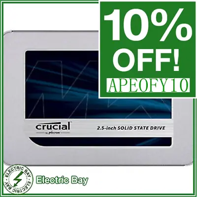 $104 • Buy Crucial 1TB MX500 2.5  SSD SATA 7mm Internal Solid State Drive 560MB/s