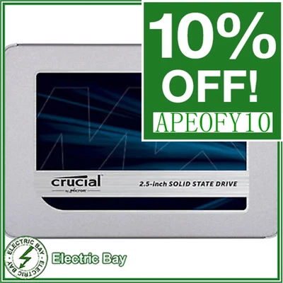 $104 • Buy Crucial 1TB MX500 2.5  SSD SATA 7mm Internal Solid State Drive 560MB/s