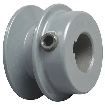 Zoro Select Ak1758 Standard V-Belt Pulley Fixed Bore Cast Iron 1 Groove • $7.69