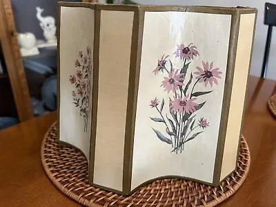 Vintage Botanical Flower Paper Lampshade • $26