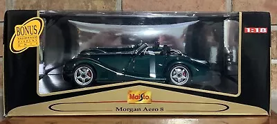 Morgan Aero 8 - Green Maisto Premiere Edition 1:18 Scale Rare Rare Find New  • $102.29