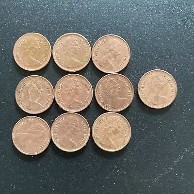 10x Half Pence Coins.  • £3