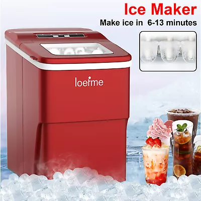 Ice Maker Machine Countertop Ice Cube Maker 2.0LSelf-Cleaning Function 12Kg/24H • £89.99