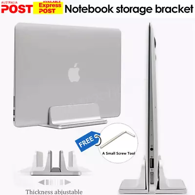 Vertical Laptop Stand Adjustable Shelf Desktop Holder For Macbook Air Notebooks • $33.99