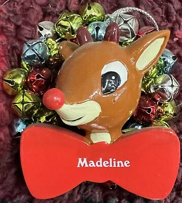 Rudolph The Red Nosed Reindeer Named Ornaments Madeline • $5.99