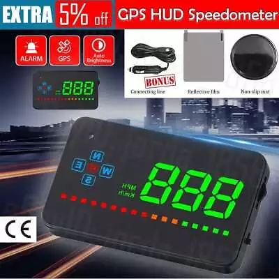 Car GPS Speedometer Heads Up Display HUD Digital Speedometer Speed Warning A2 AU • $28.99