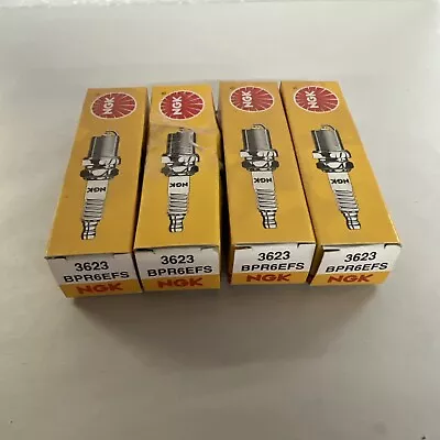 SET OF 4 NGK BPR6EFS 3623 MerCruiser Ignition Spark Plugs AC 3.0  MERCURY • $14.99