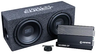 Memphis Audio SE210 10  200 Watt RMS Car Subwoofer+Amplifier+Sub Box Enclosure • $219.95