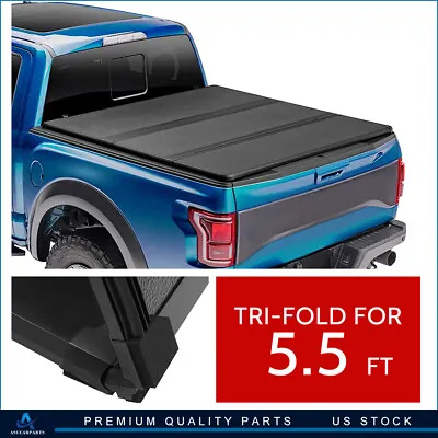 Hard Tri-Fold Tonneau Cover Fit For 15-20 Ford F-150 5.5ft Truck Bed Cover • $294.99