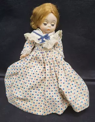 Madame Alexander Vintage Betsy Ross 8  Doll Patriotic Original Box 431 • $22.50