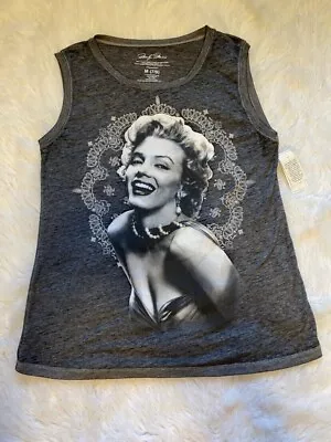 Marilyn Monroe - Juniors / Womens Tank Top - Heather Gray - Size Medium - New • $11.95