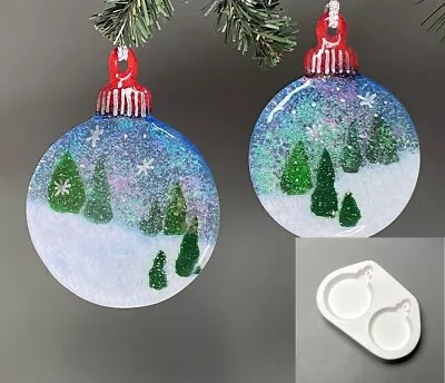 Two Round Ornaments Glass Casting Fusing Mold LF218 Creative Paradise Ceramic • $46.31