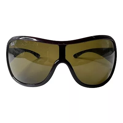 $53.99 • Buy Ray-Ban Pilot Wrap Hybrid Sunglasses Matte Black Brown **FRAME ONLY** H5299
